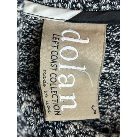 Dolan Anthropologie Charente Gray & Black Static Knit Cowl Neck Sweater Small - Picture 3 of 5